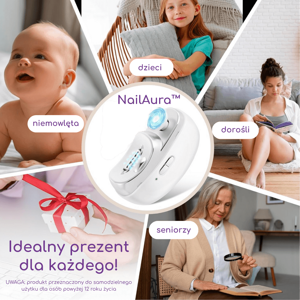 Aventio NailAura - pilnik do paznokci z funkcją polerowania