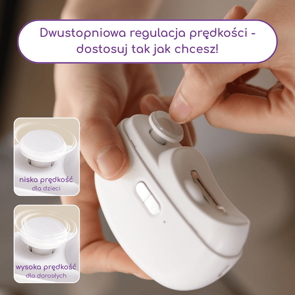 Aventio NailAura - pilnik do paznokci z funkcją polerowania